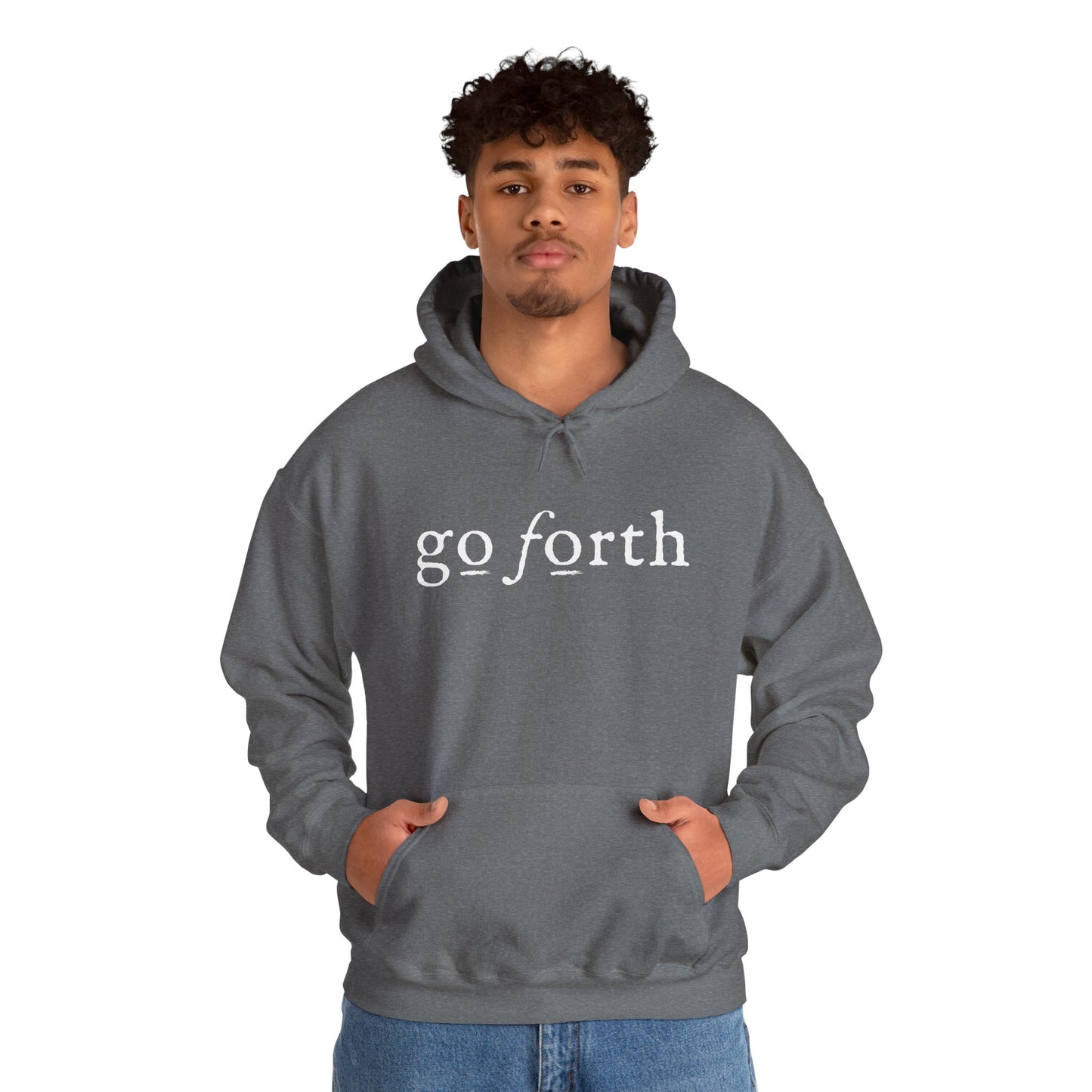 GO FORTH MEN'S Hooded Sweatshirt