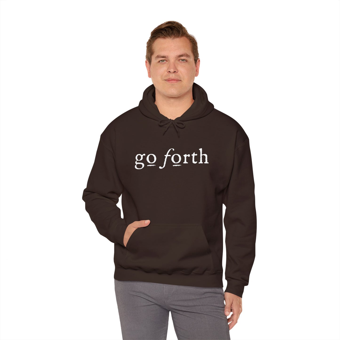 GO FORTH MEN'S Hooded Sweatshirt