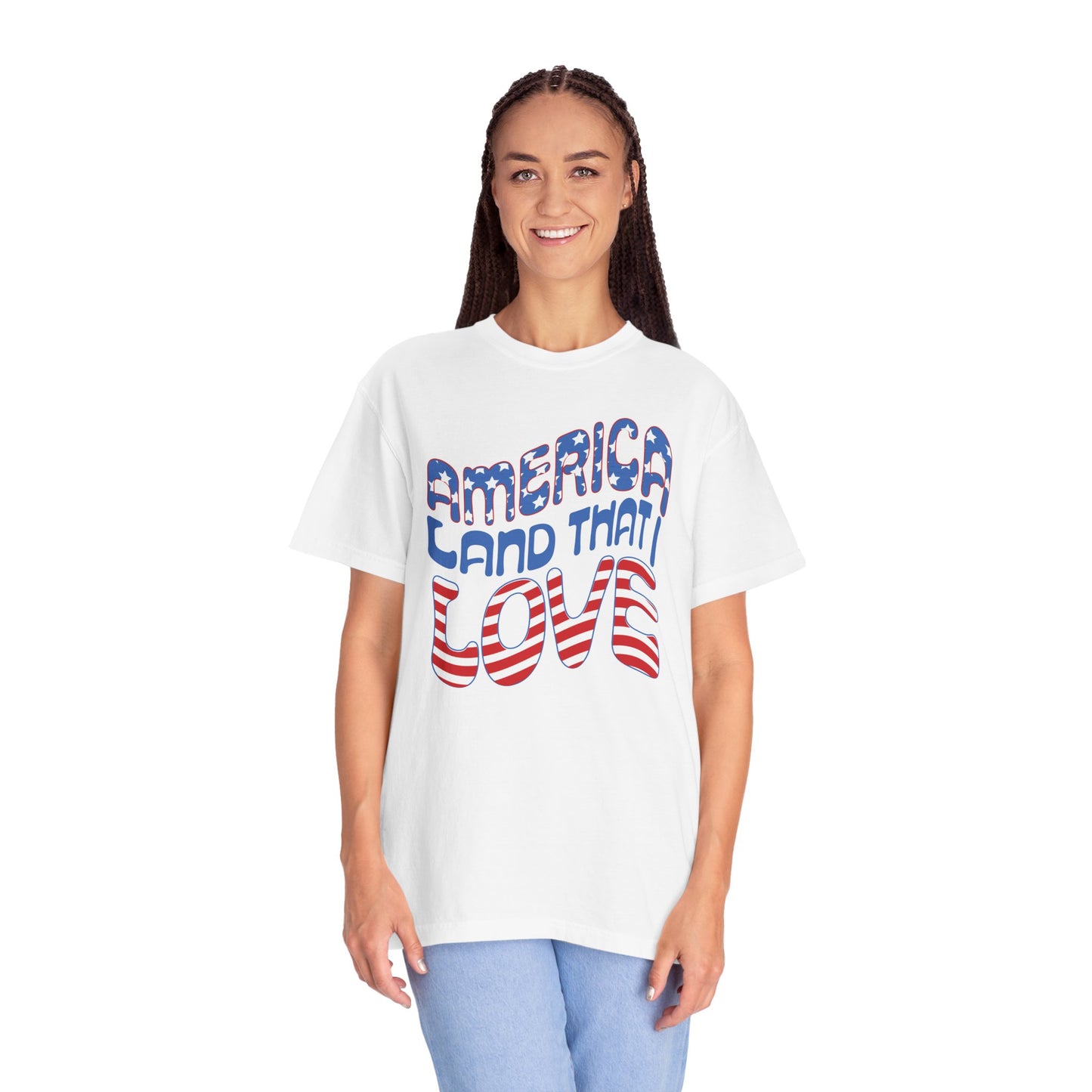 AMERICA LAND THAT I LOVE - Patriotic T-Shirt