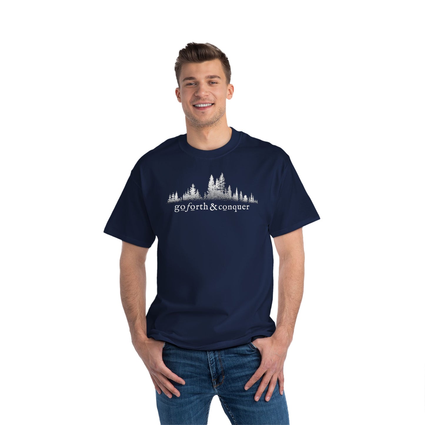 GO FORTH AND CONQUER ADVENTURE T-shirt