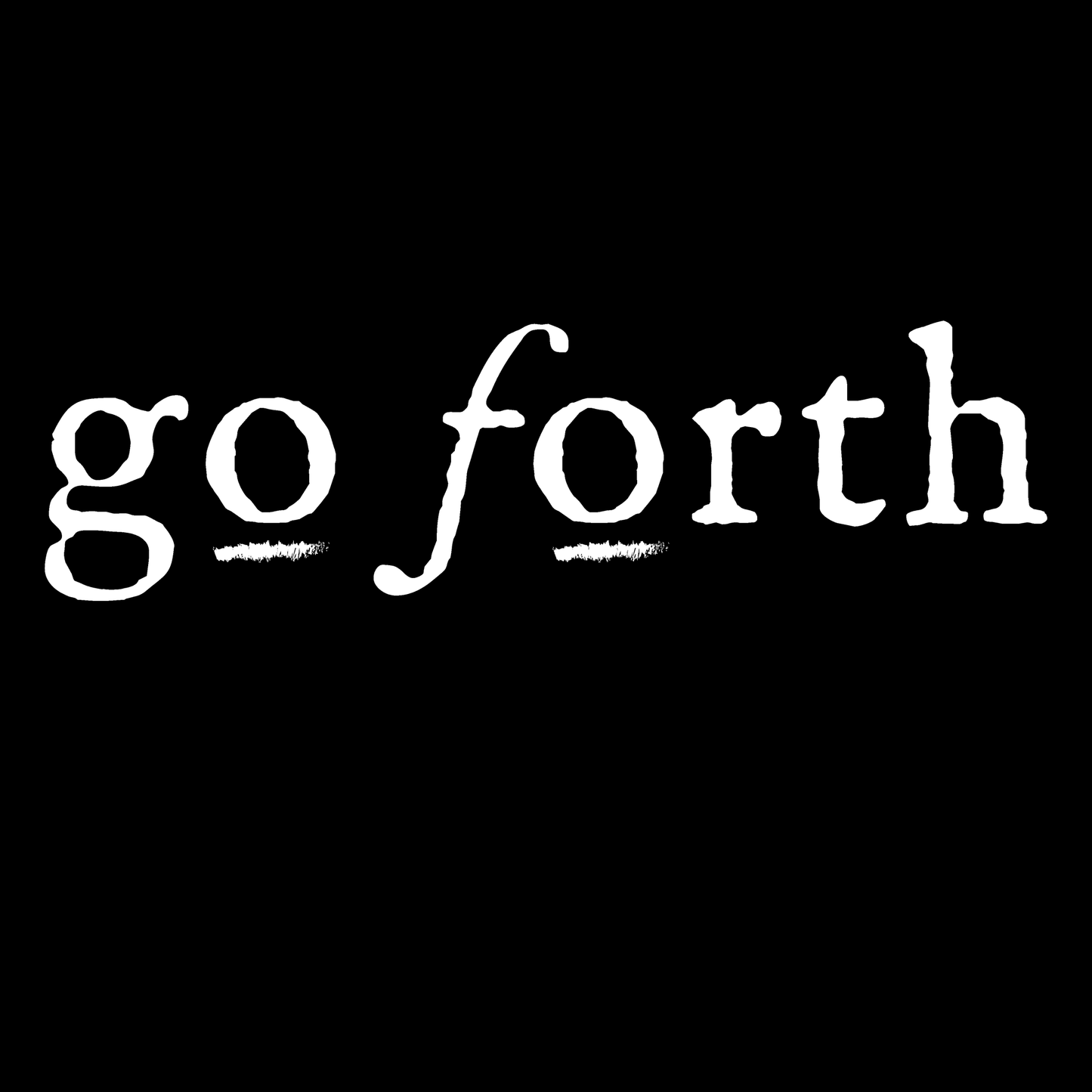 GO FORTH MEN'S Hooded Sweatshirt