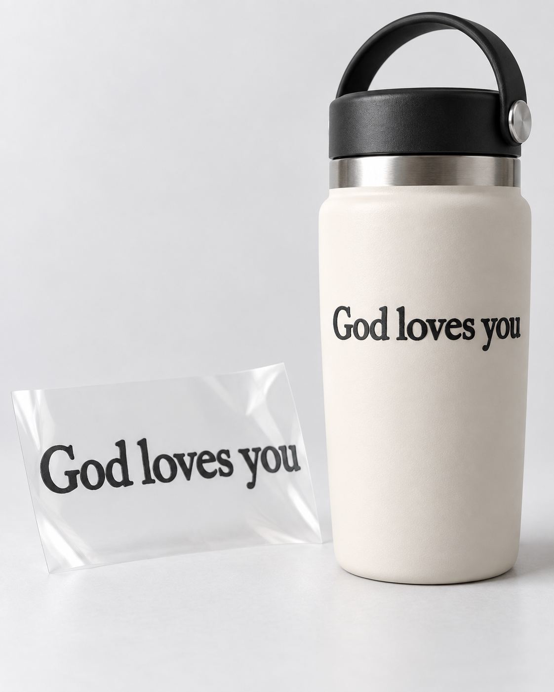 GOD LOVES YOU UV Decal