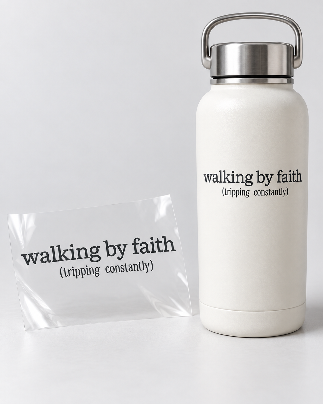 WALKING BY FAITH - TRIPPING CONSTANTLY UV Decal