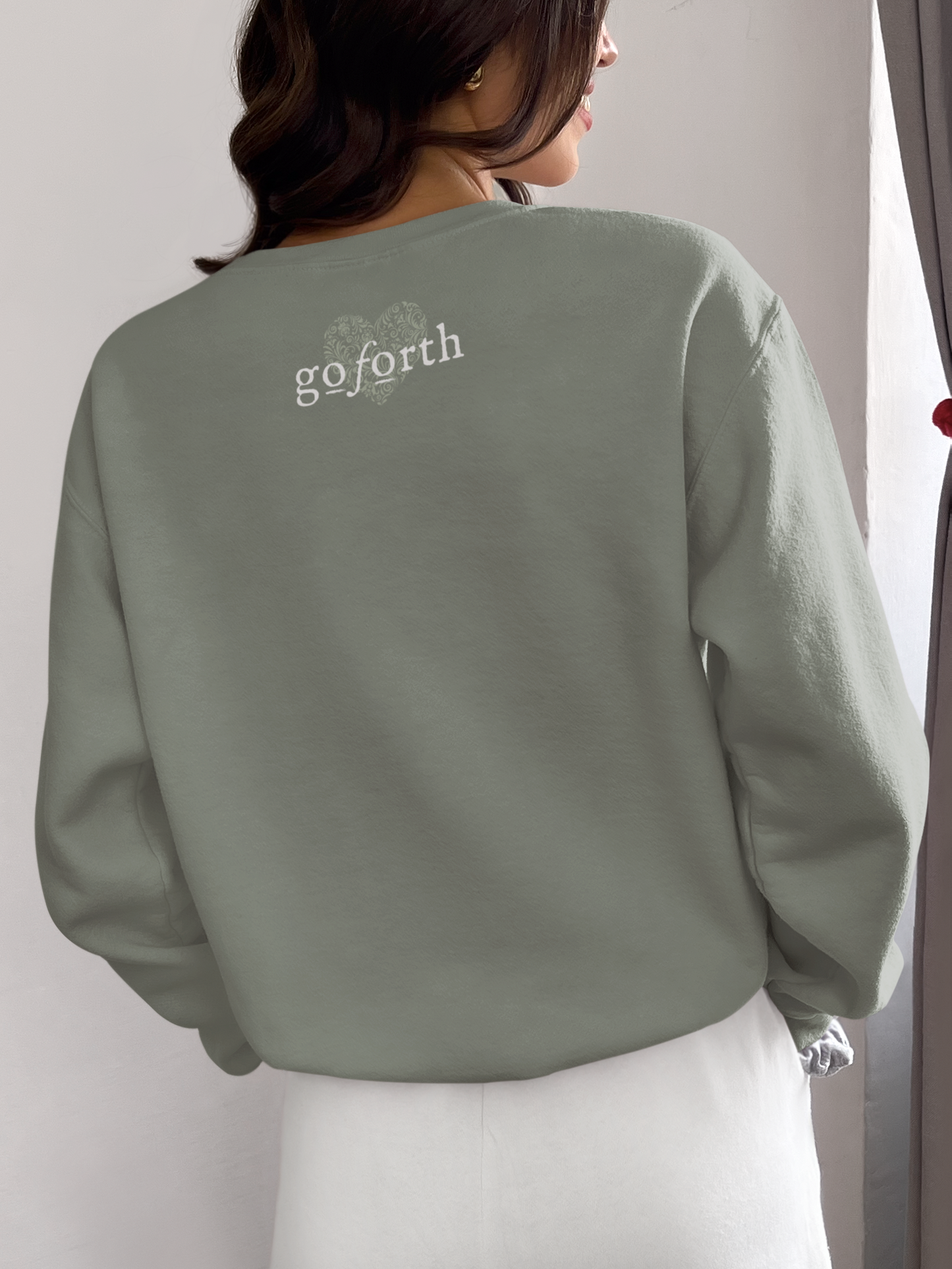 GOD LOVES YOU Crew Neck Sweatshirt
