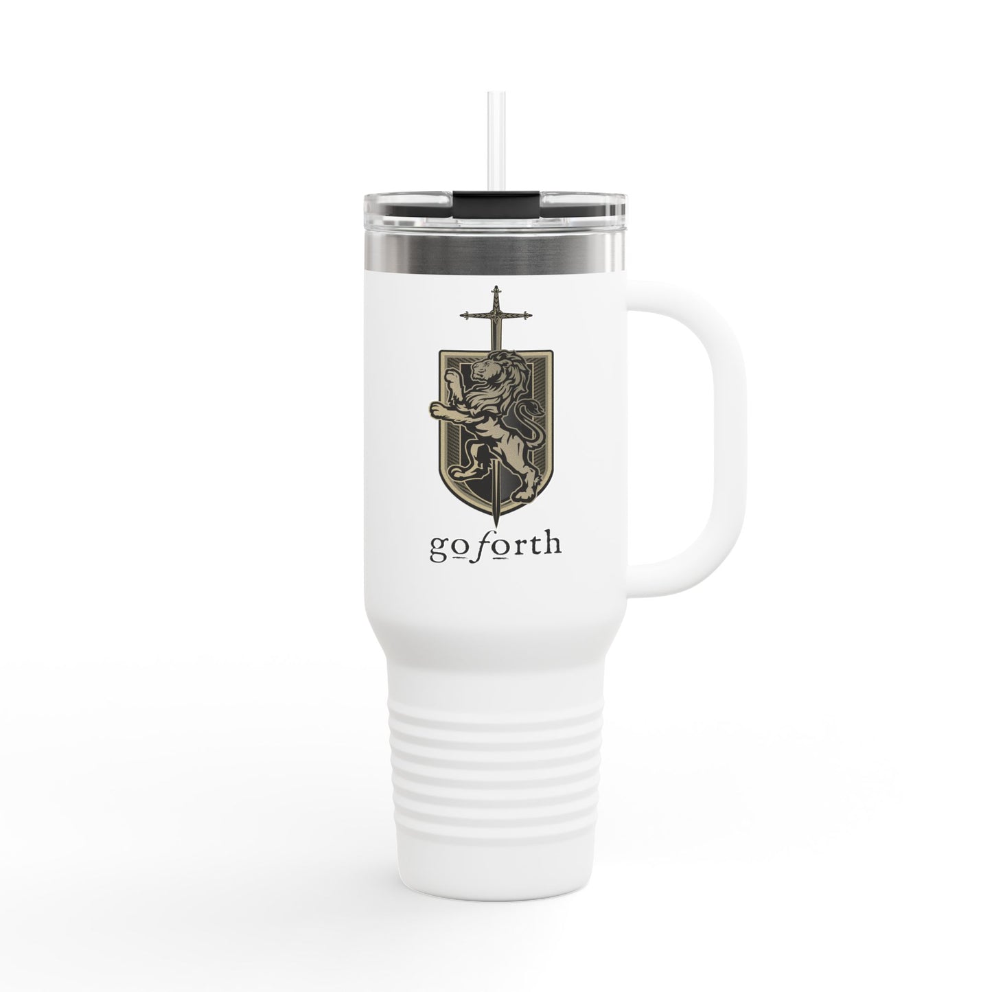 FEAR NOT - I AM THY SHIELD Insulated Travel Mug, 40oz