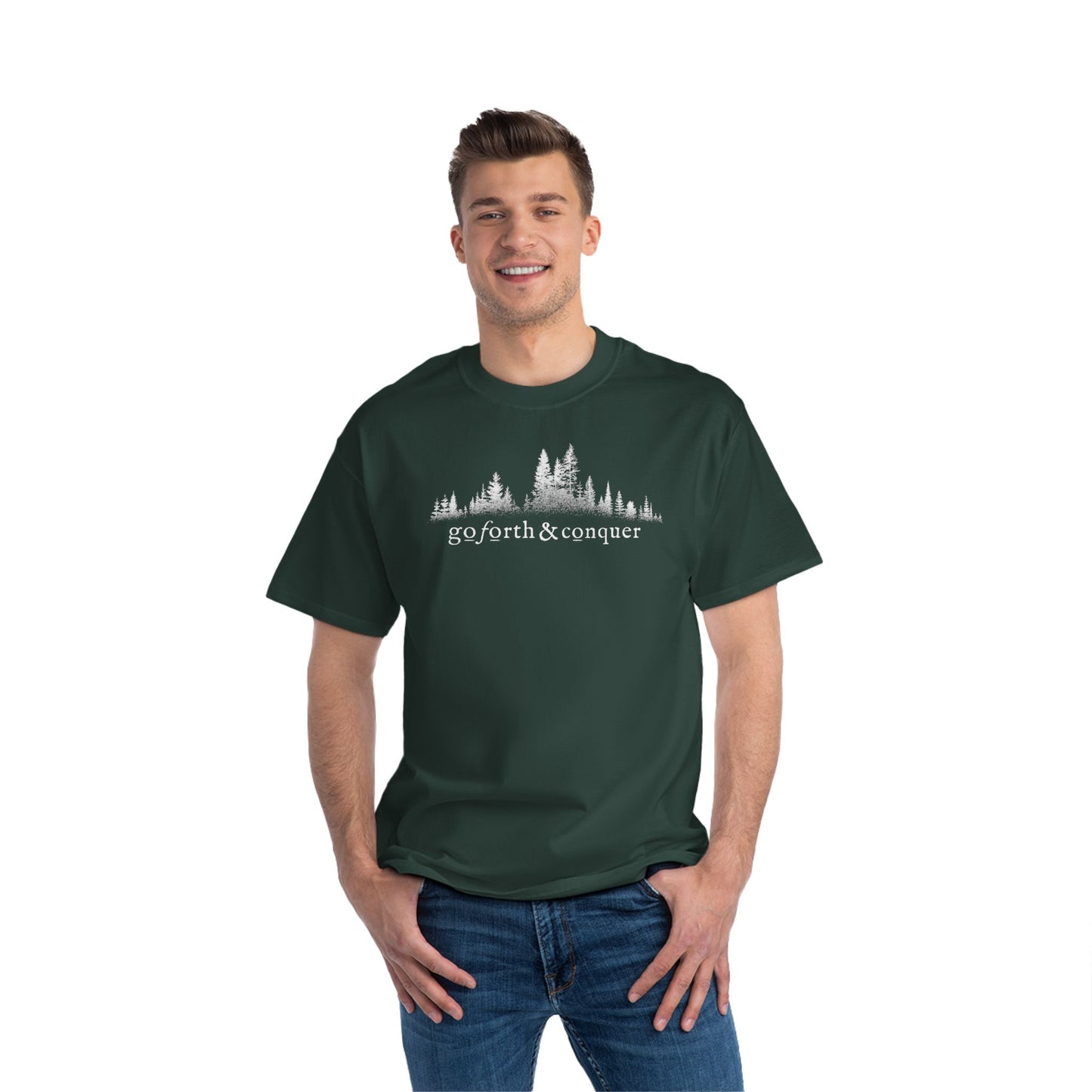 GO FORTH AND CONQUER ADVENTURE T-shirt