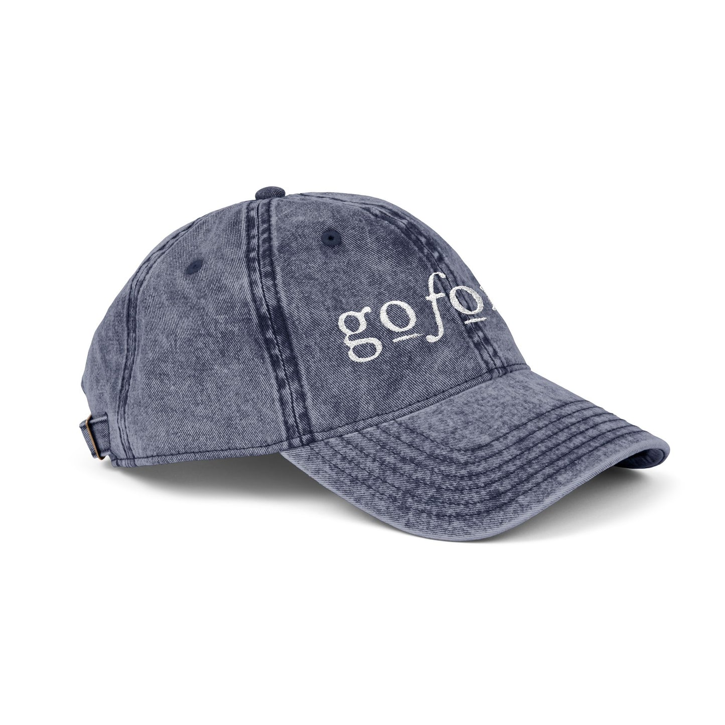 Go Forth Vintage Embroidered Cap – Distressed Baseball Hat
