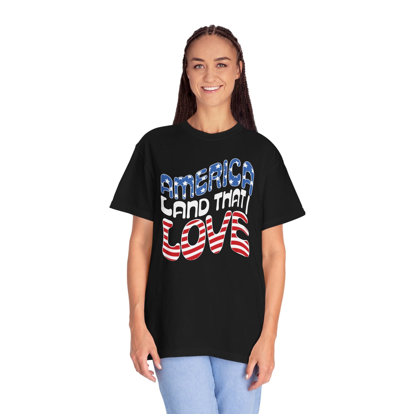 AMERICA LAND THAT I LOVE - Patriotic T-Shirt