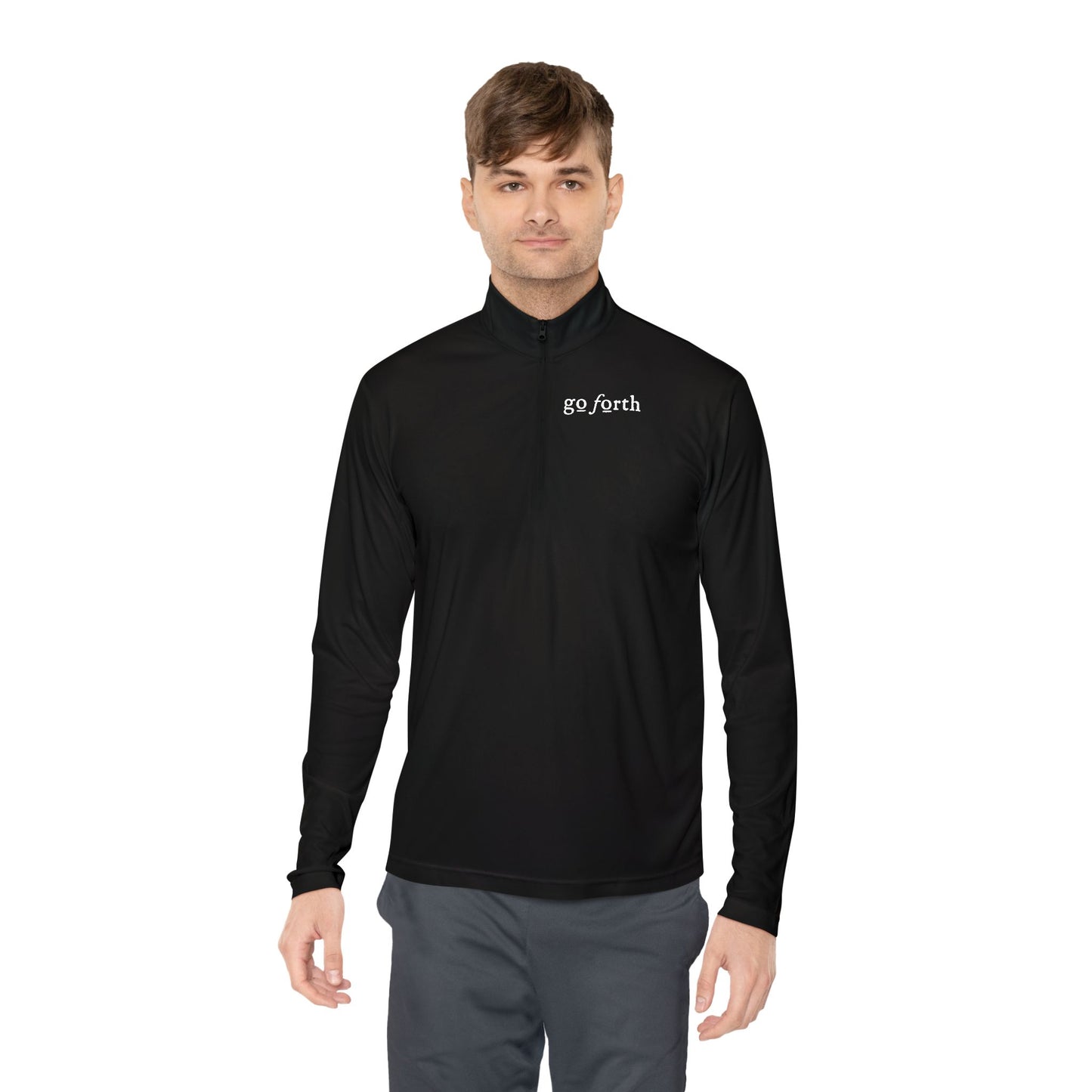 GO FORTH Unisex Quarter-Zip Pullover