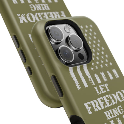 LET FREEDOM RING - Magnetic Tough iPhone Cases