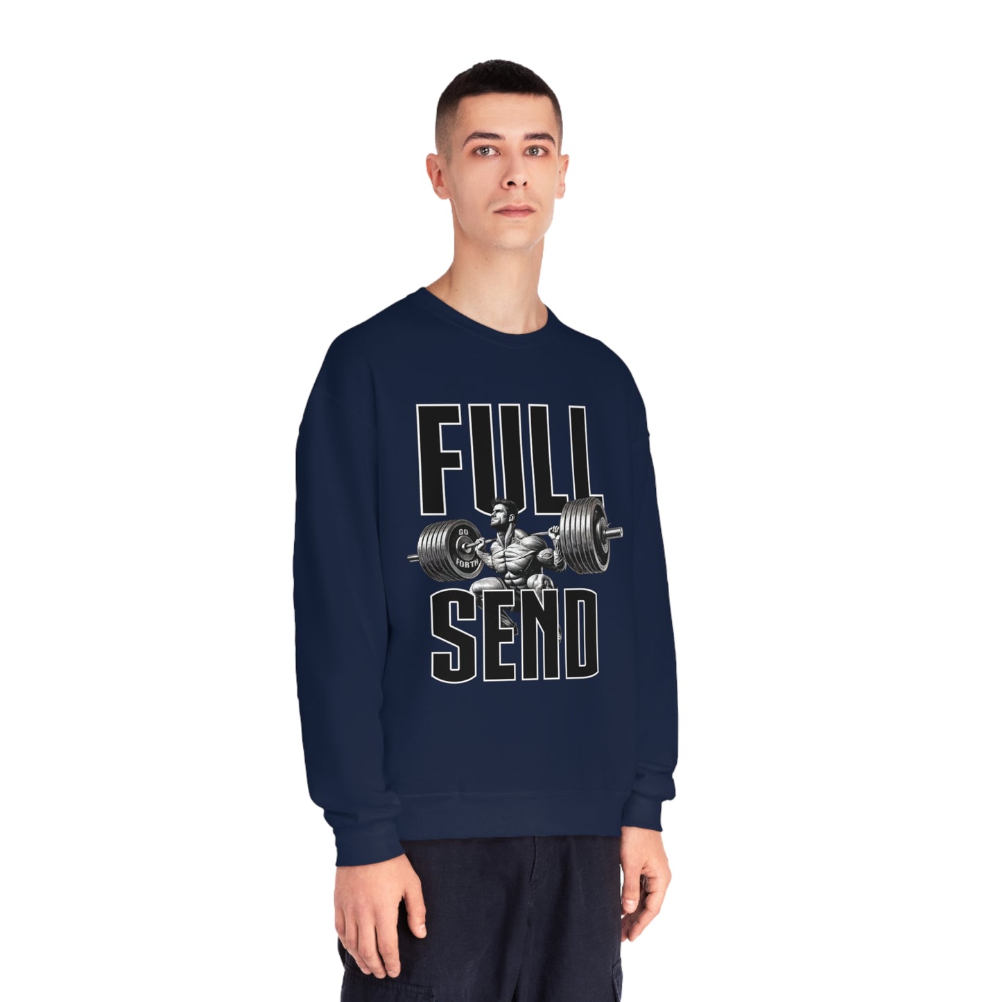 FULL SEND WEIGHTS Unisex NuBlend® Crewneck Sweatshirt