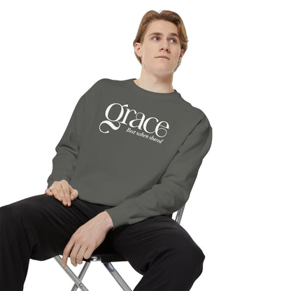 GRACE - BEST WHEN SHARED Sweatshirt - 2 Corinthians 12:9