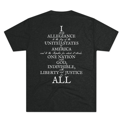 WEAR YOUR ALLEGIANCE Unisex Tri-Blend Crew Tee