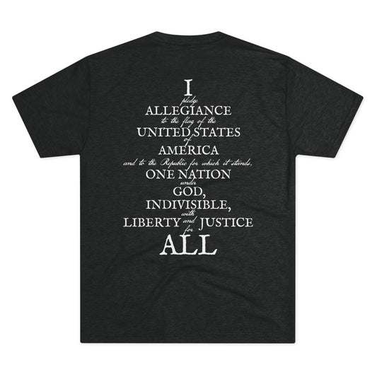 WEAR YOUR ALLEGIANCE Unisex Tri-Blend Crew Tee