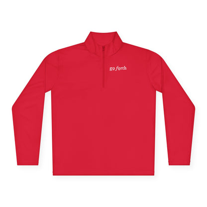 GO FORTH Unisex Quarter-Zip Pullover