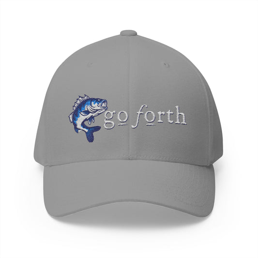 Go Forth, Outdoor Hat, Embroidered Fishing Cap -