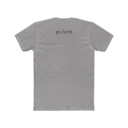 LIVE BY FAITH NOT BY FEAR 1 Unisex Cotton Crew Tee