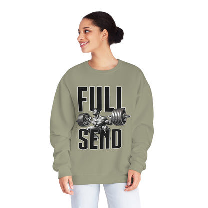 FULL SEND WEIGHTS Unisex NuBlend® Crewneck Sweatshirt