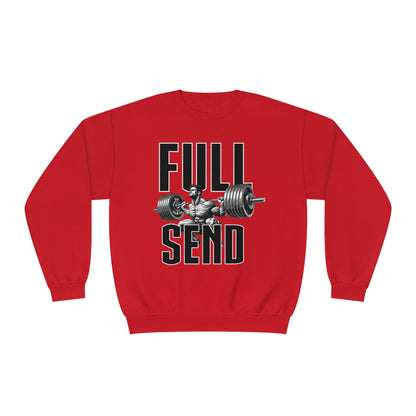 FULL SEND WEIGHTS Unisex NuBlend® Crewneck Sweatshirt