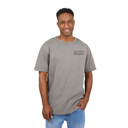 FEARLESS - oversized Acid Washed Tee for Men