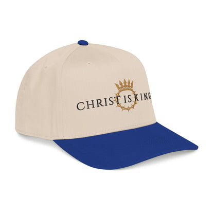 Christ Is King Baseball Cap — Christian Crown Embroidered Hat