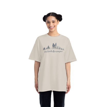 GO FORTH AND CONQUER ADVENTURE T-shirt