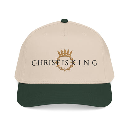 Christ Is King Baseball Cap — Christian Crown Embroidered Hat