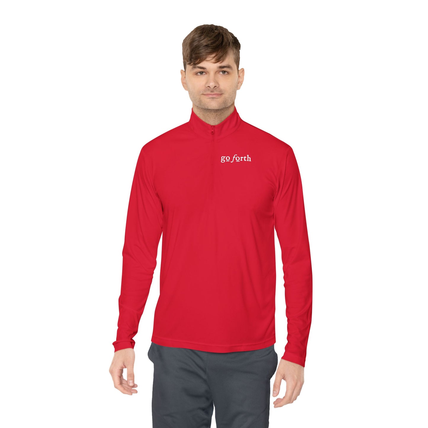 GO FORTH Unisex Quarter-Zip Pullover