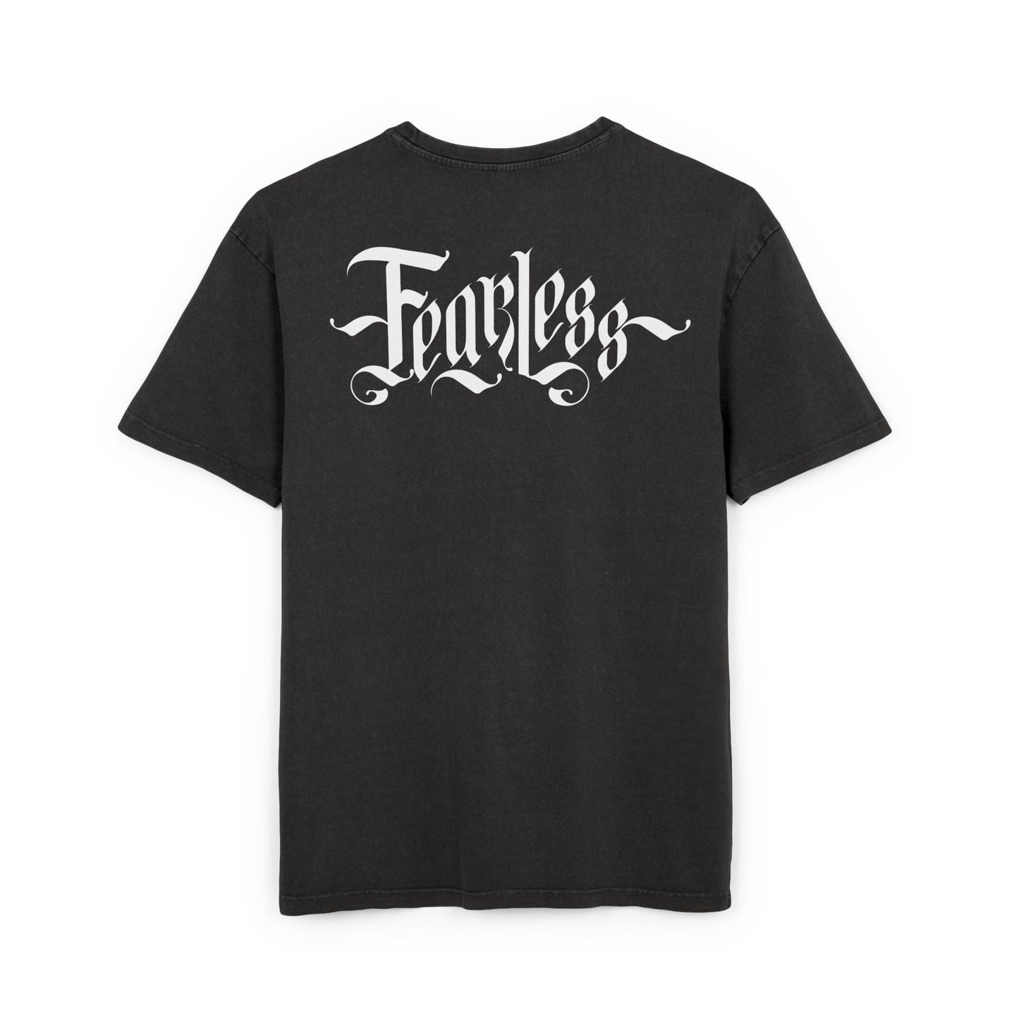 FEARLESS - oversized Acid Washed Tee for Men