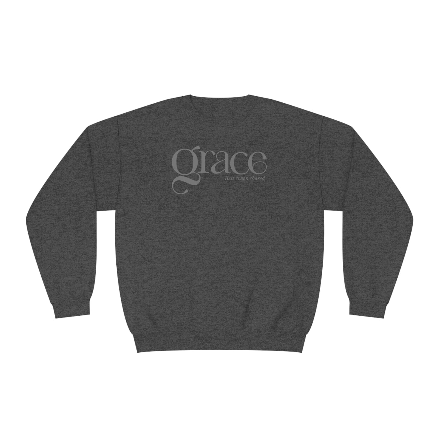 GRACE - BEST WHEN SHARED  Unisex NuBlend® Crewneck Sweatshirt