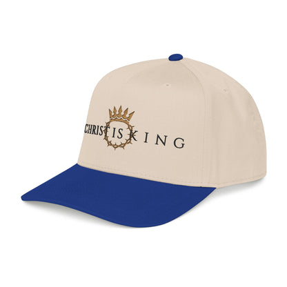 Christ Is King Baseball Cap — Christian Crown Embroidered Hat