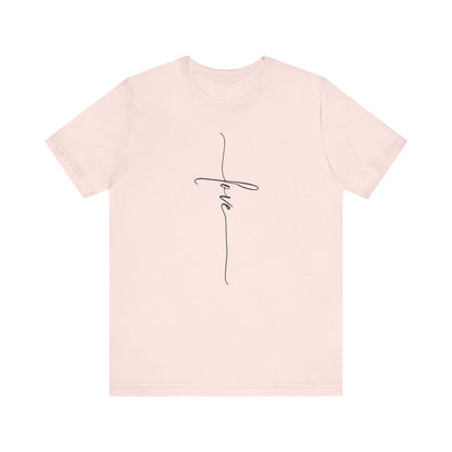 LOVE Cross Unisex Tee Shirt.