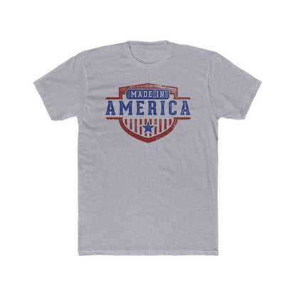 MADE IN AMERICA Unisex Cotton Crew Tee