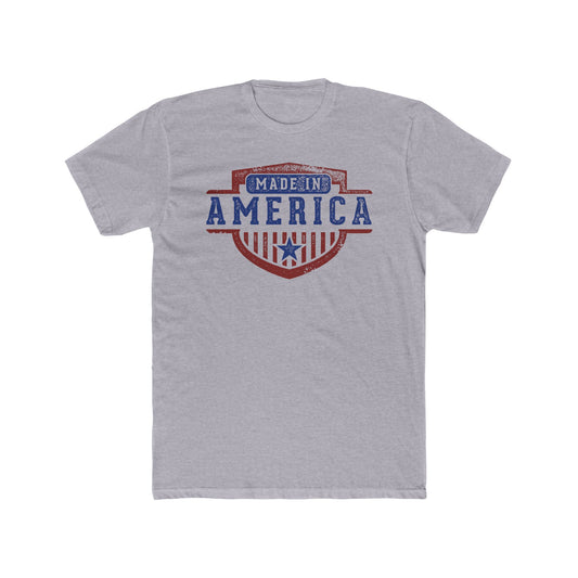 MADE IN AMERICA Unisex Cotton Crew Tee