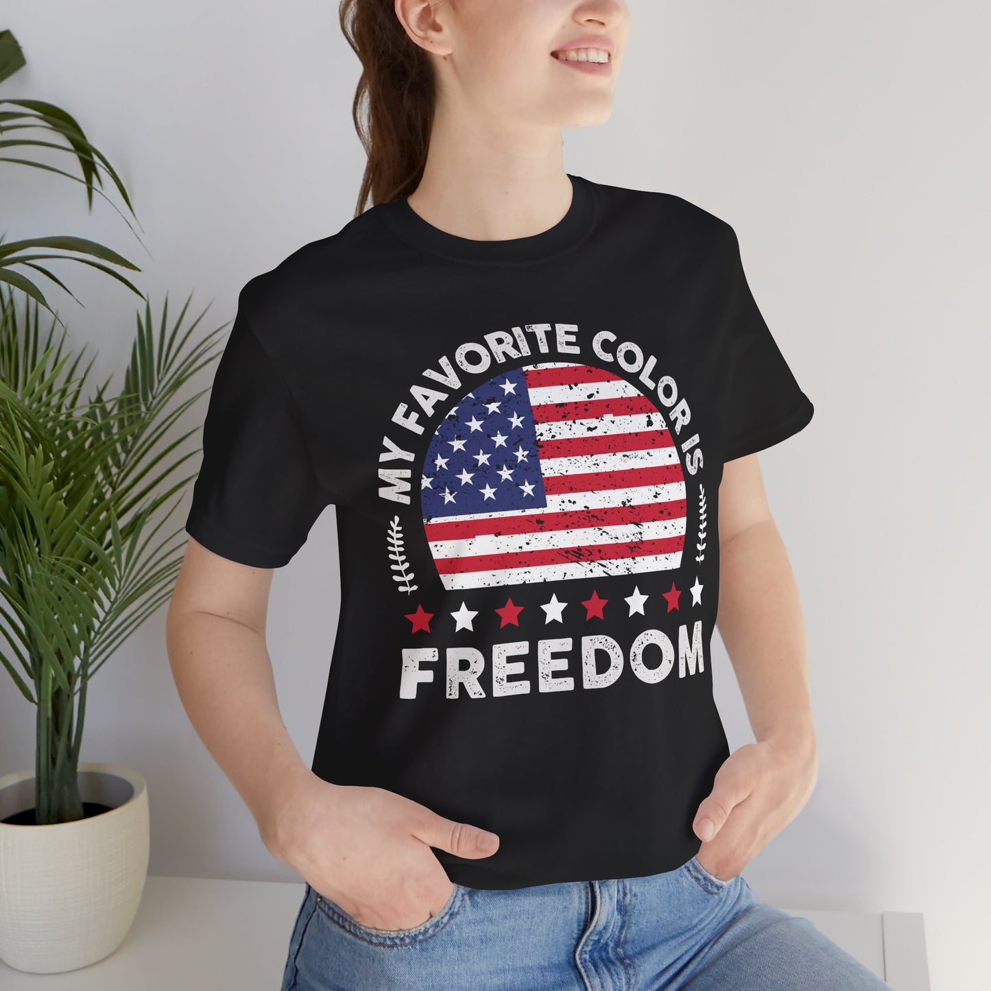 MY FAVORITE COLOR IS FREEDOM Unisex Tee Shirt