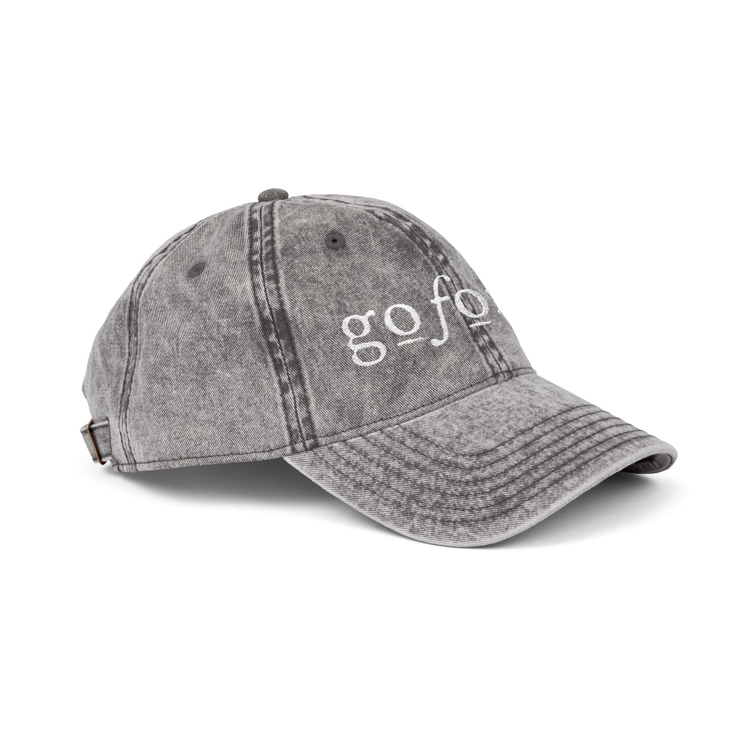 Go Forth Vintage Embroidered Cap – Distressed Baseball Hat