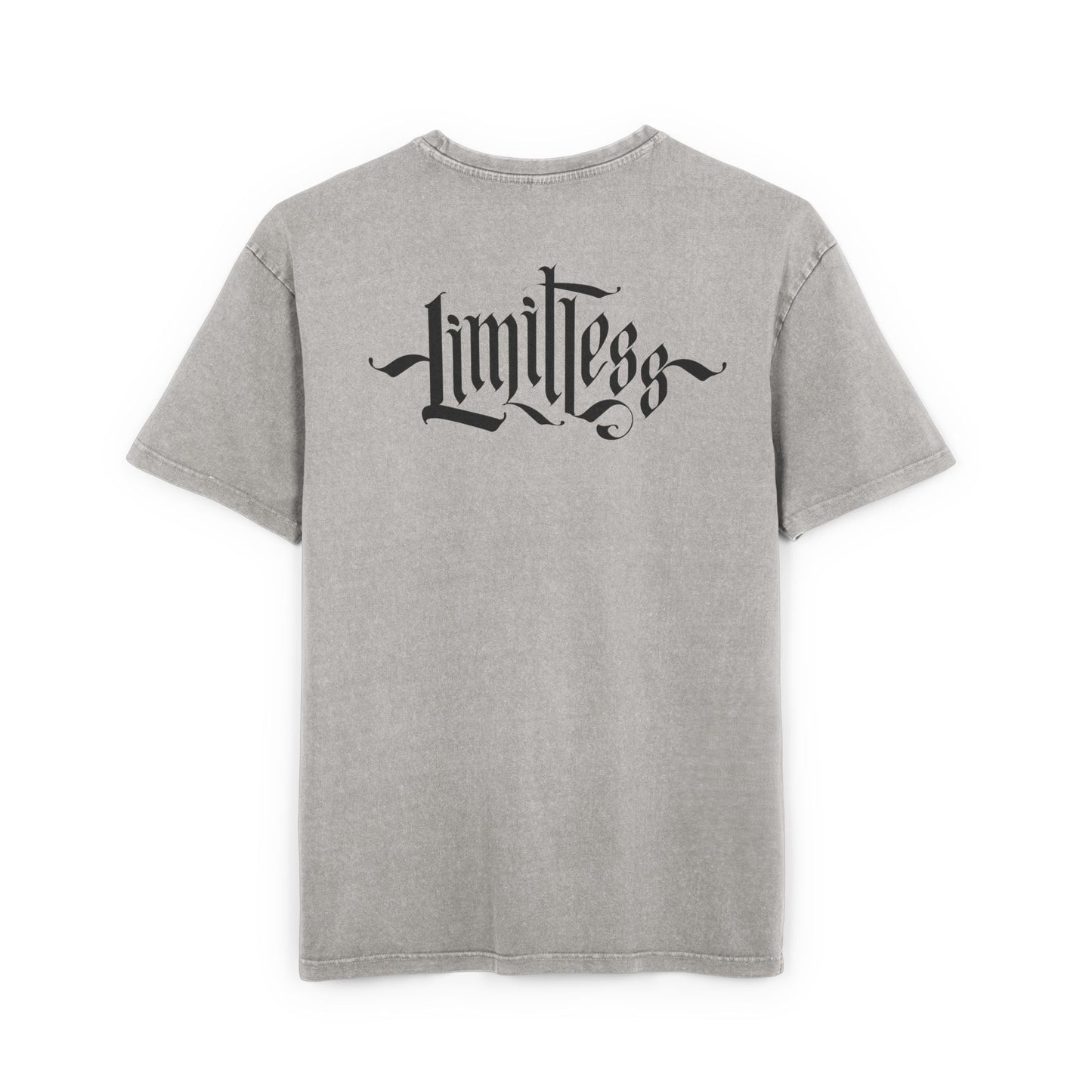 LIMITLESS Oversize Tee Acid Washed Men's