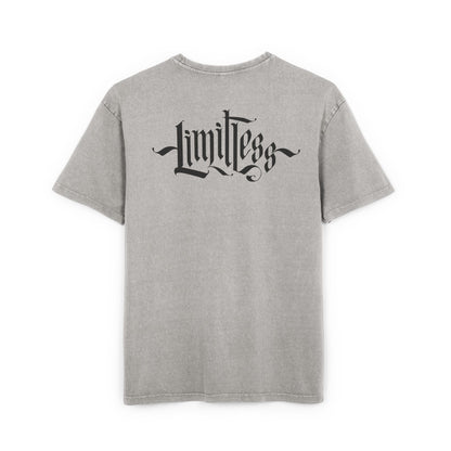 LIMITLESS Oversize Tee Acid Washed Men's