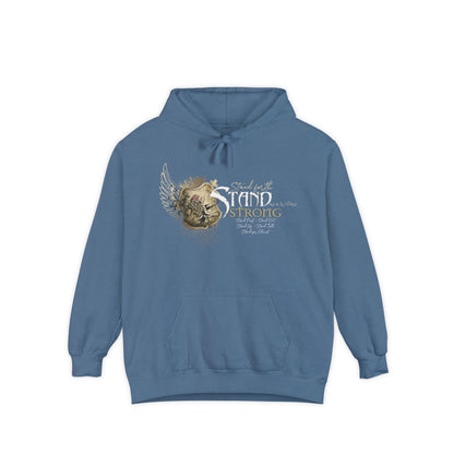 STAND STRONG Unisex Garment-Dyed Hoodie