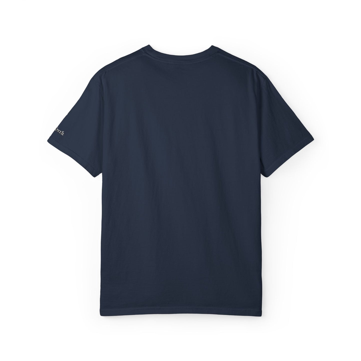 FAITH OVER FEAR - EMBROIDERED drk  Inspirational Garment-Dyed T-Shirt