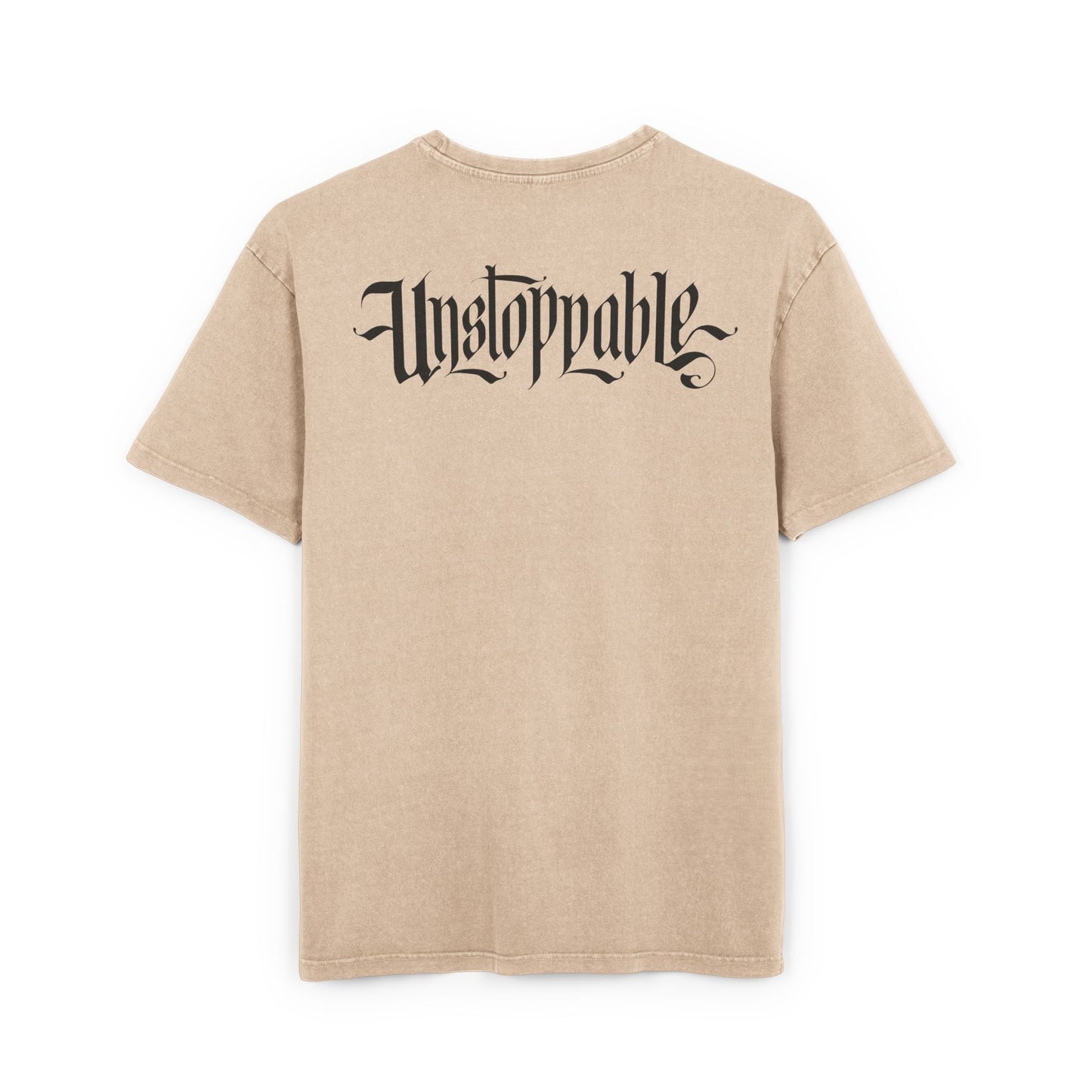 UNSTOPPABLE Men's Acid Washed Heavy Oversize Tee