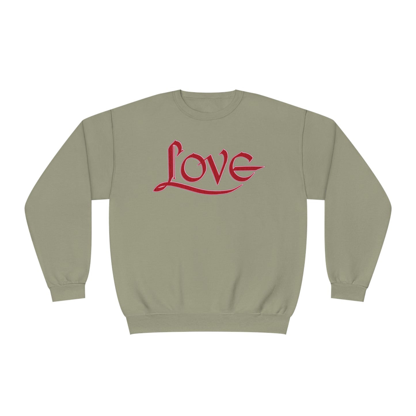 LOVE SWEATSHIRT RED/PINK Unisex NuBlend® Crewneck Sweatshirt