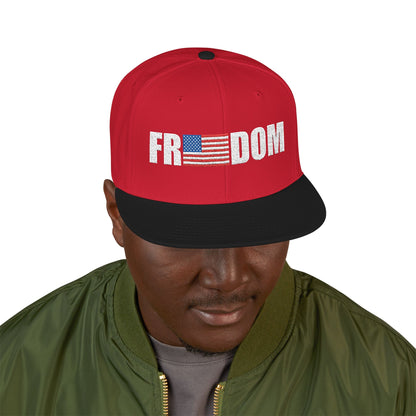 FREEDOM Embroidered Snapback hat