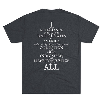 WEAR YOUR ALLEGIANCE Unisex Tri-Blend Crew Tee