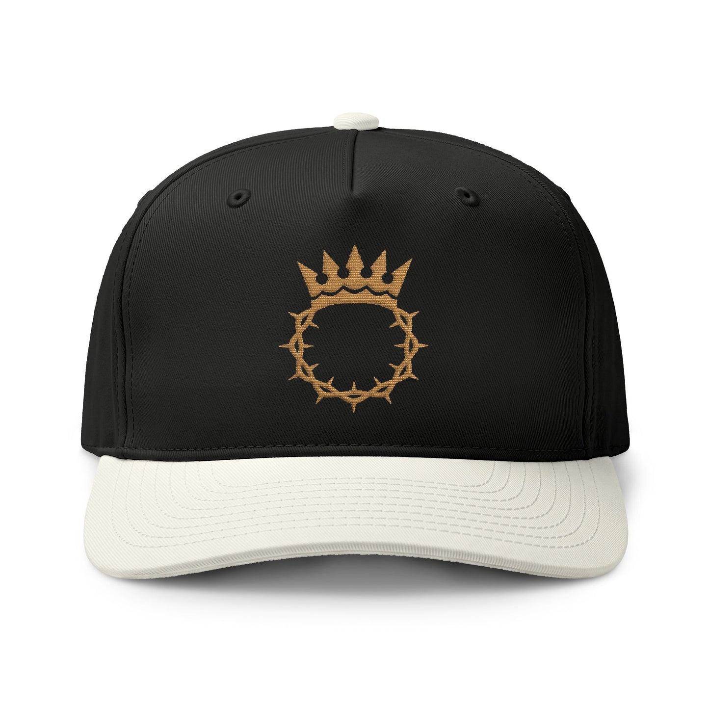 Embroidered Crown of Thorns Two-Tone Cap
