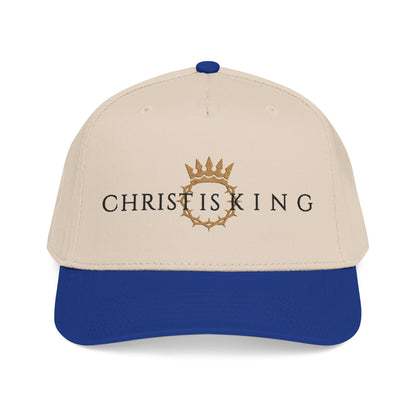Christ Is King Baseball Cap — Christian Crown Embroidered Hat