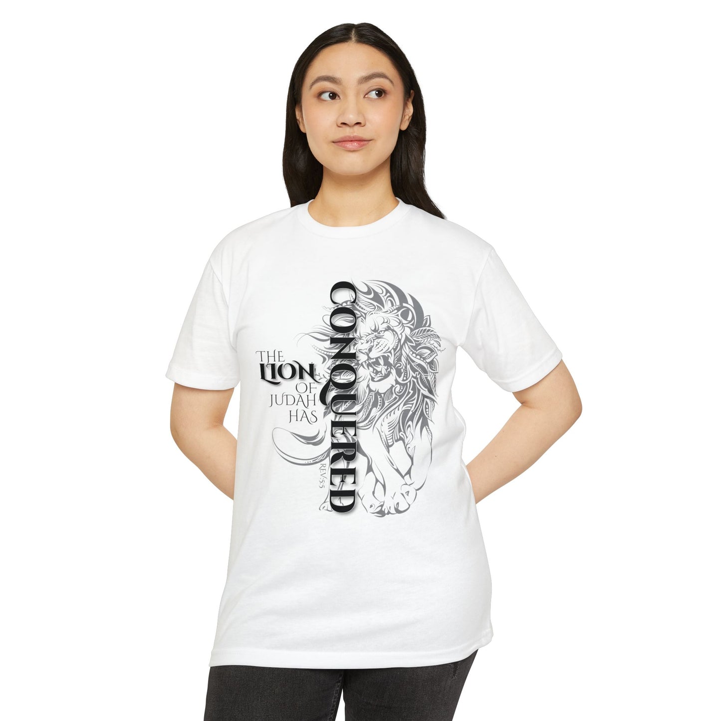 LION OF JUDAH HAS CONQUERED Unisex T-shirt