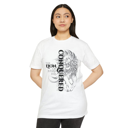 LION OF JUDAH HAS CONQUERED Unisex T-shirt