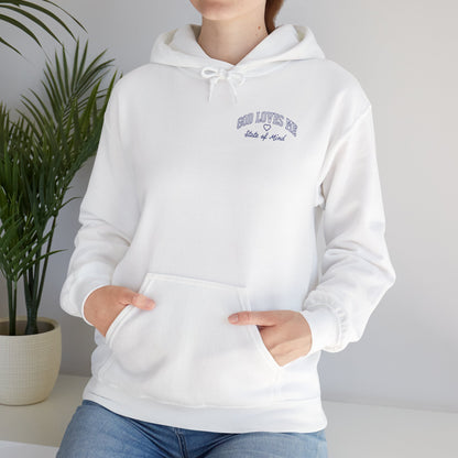 GOD LOVES ME STATE OF MIND Hoodie - Christian Apparel