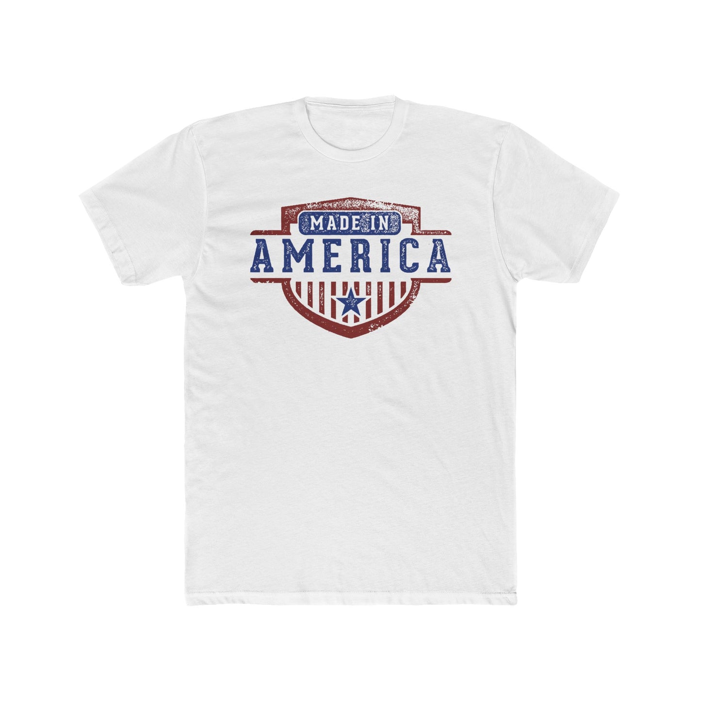 MADE IN AMERICA Unisex Cotton Crew Tee